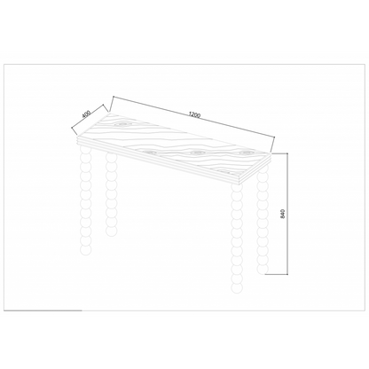 D.I. Designs Bedwyn Console Table 