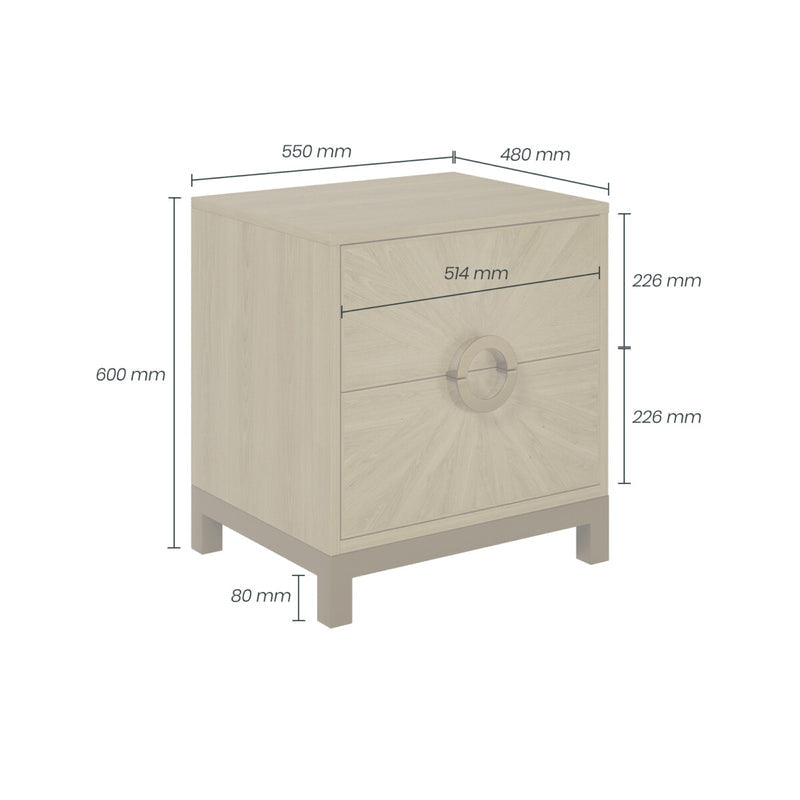   D.I. Designs Easton Bedside Table