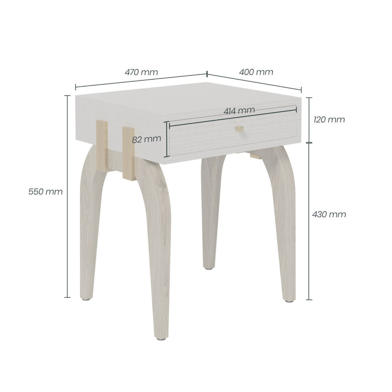 D.I. Designs Laverstoke Bedside Table